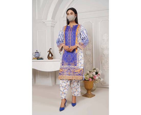 2 Piece ready to wear Suit Perfect for Summer - BAB04