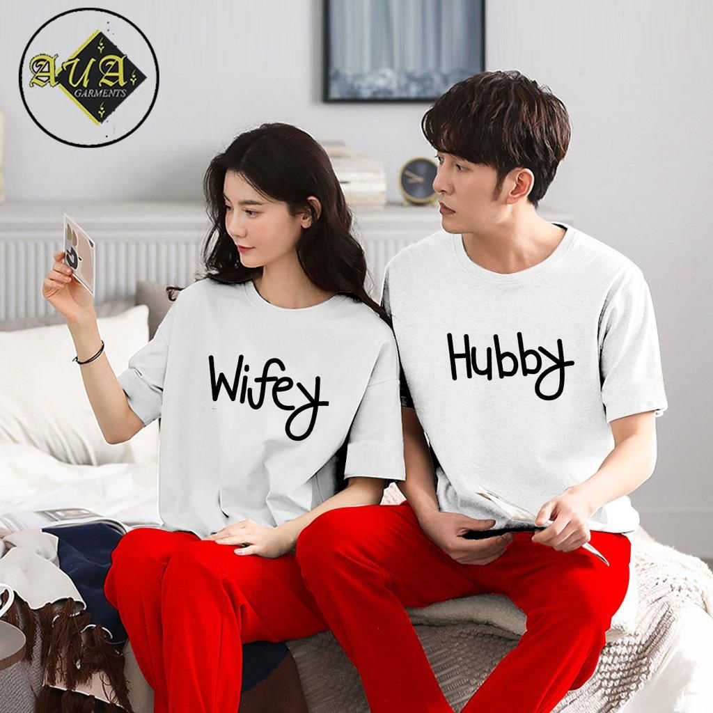 4PCS Printed Nightsuit For Couple